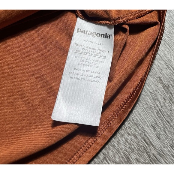 Patagonia Capilene Cool Graphic Baselayer Orange Shirt - Men Size XL - Picture 8 of 15